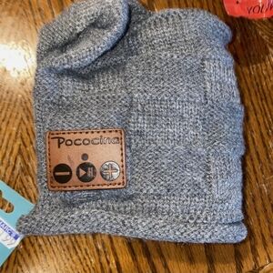 Pococina Upgraded Bluetooth V.3 Winter Knitted Hat Wireless Music Cap-Gray New